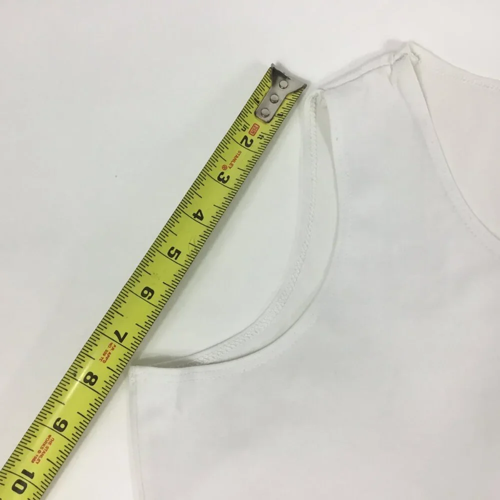 (PO) Elementz, Wht Sleeveless Top - Picture 10 of 12